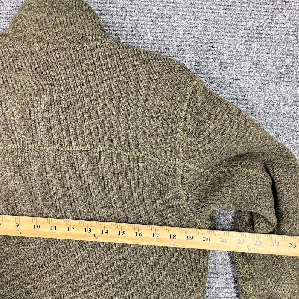 The North Face Mens Sweater Jacket Full Zip Green M Medium‎ Outdoor
